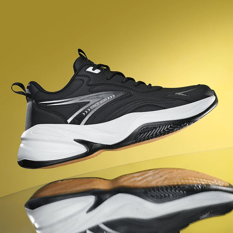 Men's Sports Shoes Autumn-winter Multi-color Soft Sole Low-top Round Toe Anti-slip High-quality Large Size Lace-up Casual Shoes