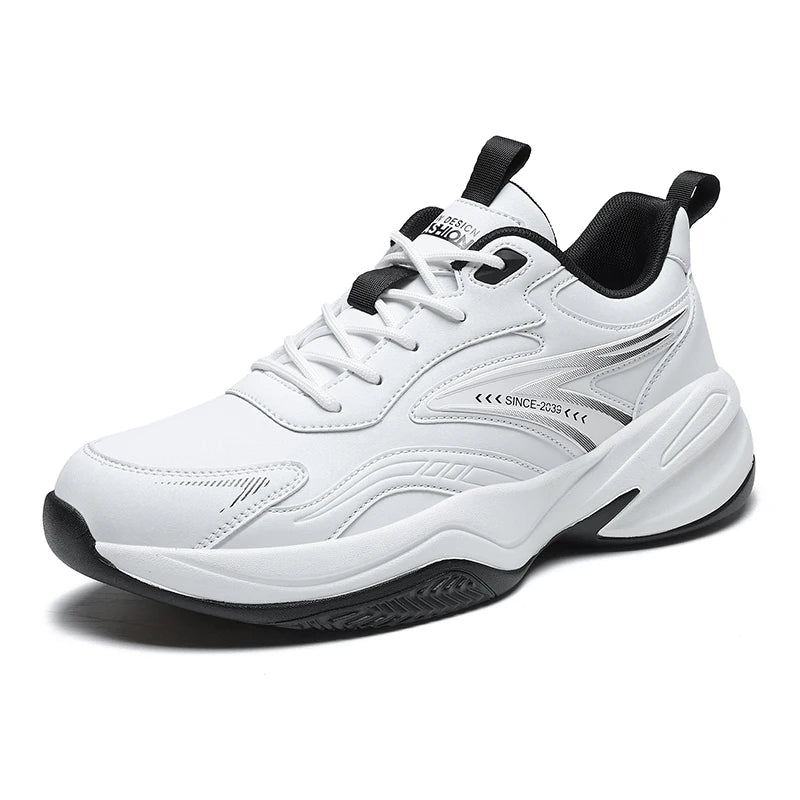 Men's Sports Shoes Autumn-winter Multi-color Soft Sole Low-top Round Toe Anti-slip High-quality Large Size Lace-up Casual Shoes